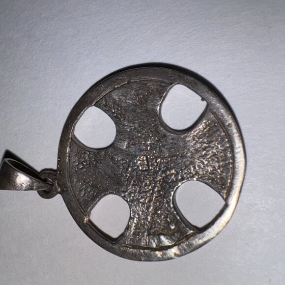 Sterling Silver Circular Celtic Knot Pendant - Picture 8 of 16